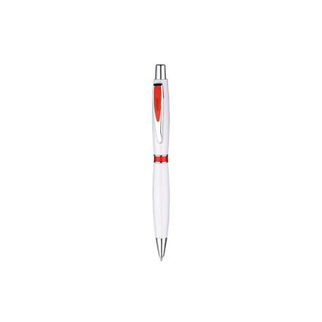 Penna in ABS bianco Cora Personalizzata