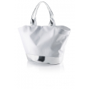 Borsa mare in tessuto 600D con dettagli silver Personalizzata